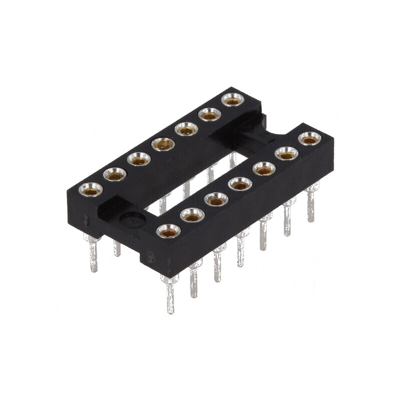 Soclu DIP14 THT 2,54mm pentru circuite integrate | Electronic-mag.ro | Componente Electronice