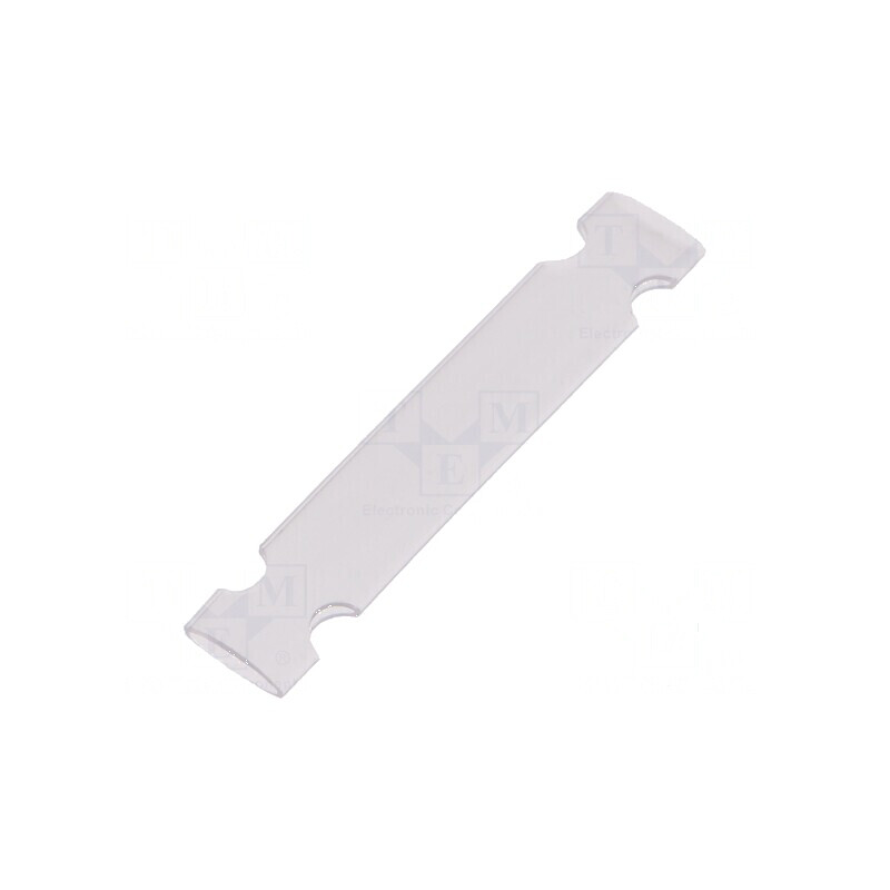 Markere PVC transparent 10÷317mm -30÷60°C UL94V-0, W: 6mm | Electronic-mag.ro | Componente Electronice Markere PVC transparent 10÷317mm -30÷60°C UL94V-0, W: 6mm | Electronic-mag.ro | Componente Electronice