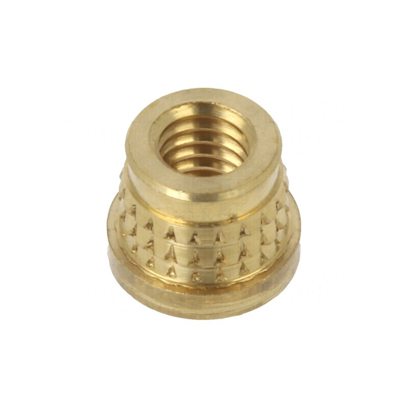 Adaos filetat alamă M3,5 4,1mm pentru plastic - BN 37901 | Electronic-mag.ro | Componente Electronice Adaos filetat alamă M3,5 4,1mm pentru plastic - BN 37901 | Electronic-mag.ro | Componente Electronice