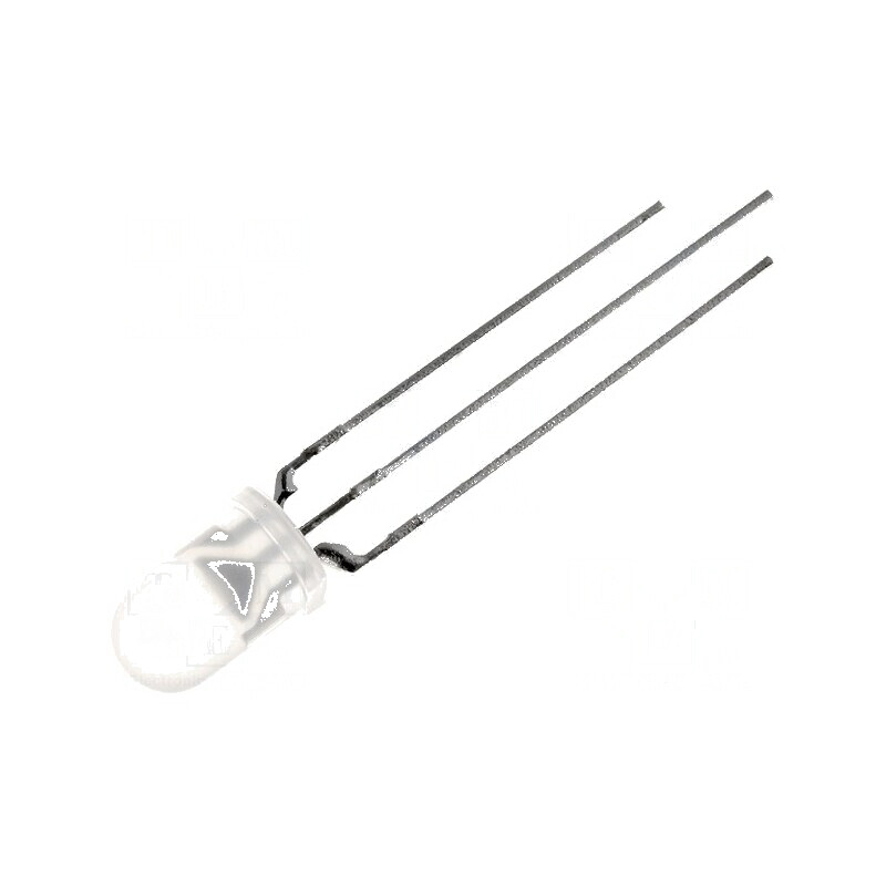 LED 5mm roșie/verde 60° convex nr. term: 3 | Electronic-mag.ro | Componente Electronice