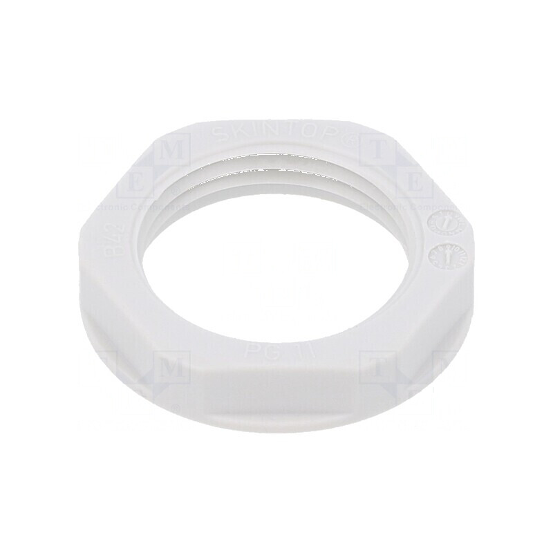 Piuliță PG11 polistiren 24mm gri deschis pentru temperaturi -20÷70°C Filet PG | Electronic-mag.ro | Componente Electronice Piuliță PG11 polistiren 24mm gri deschis pentru temperaturi -20÷70°C Filet PG | Electronic-mag.ro | Componente Electronice