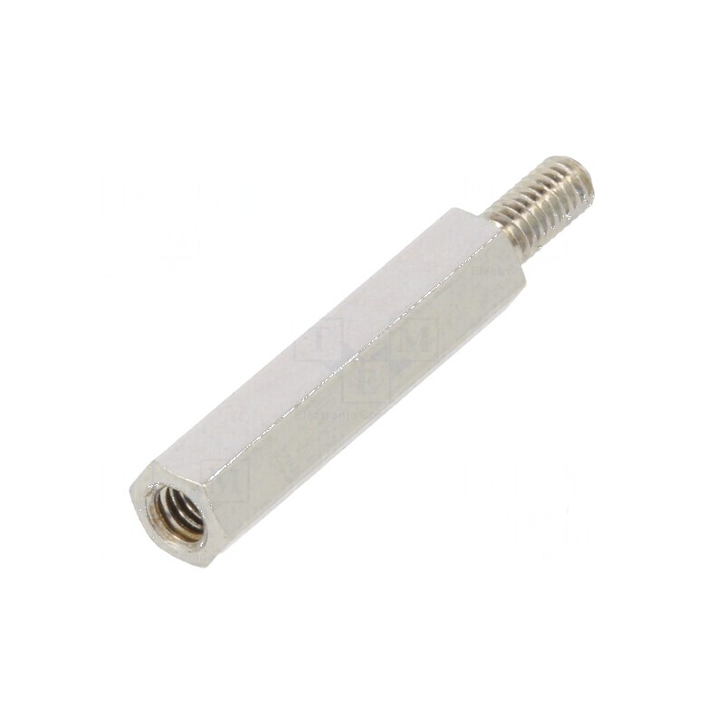 Piuliță distanțieră filetată 18mm M2.5 hexagonală | Electronic-mag.ro | Componente Electronice