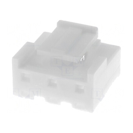 Conector cablu-placă mufă mamă 5mm PIN 3 albă | Electronic-mag.ro | Componente Electronice