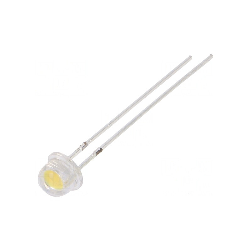 LED 4,8mm Alb Neutru 4200-5800mcd 100° Convex | Electronic-mag.ro | Componente Electronice