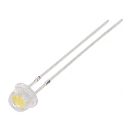 LED 4,8mm Alb Neutru 4200-5800mcd 100° Convex | Electronic-mag.ro | Componente Electronice