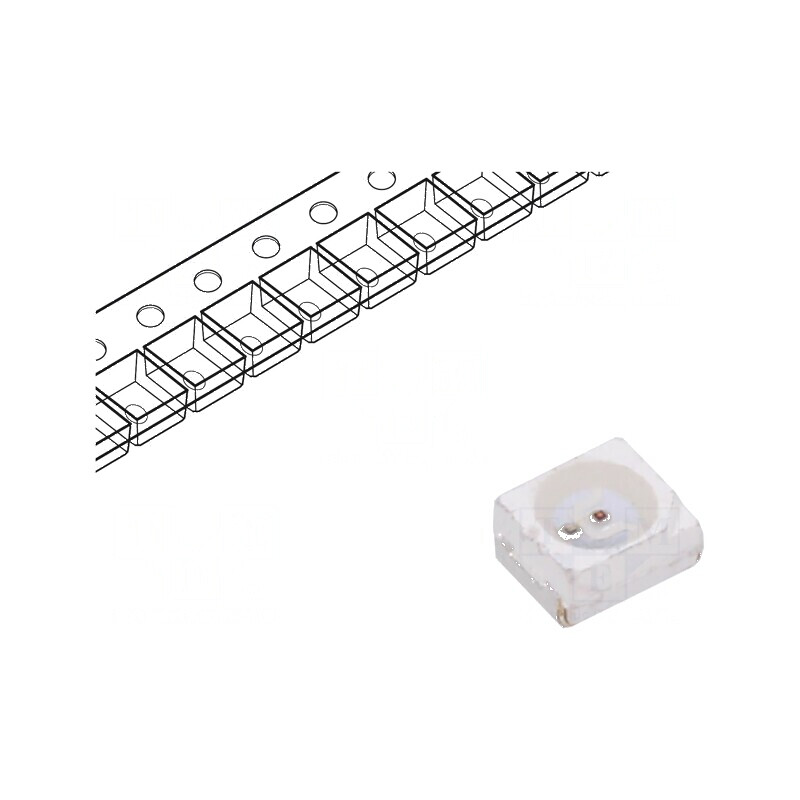 LED SMD 3528 roșie 68-100mcd 3,5x2,8x1,7mm 120° 225mW | Electronic-mag.ro | Componente Electronice LED SMD 3528 roșie 68-100mcd 3,5x2,8x1,7mm 120° 225mW | Electronic-mag.ro | Componente Electronice