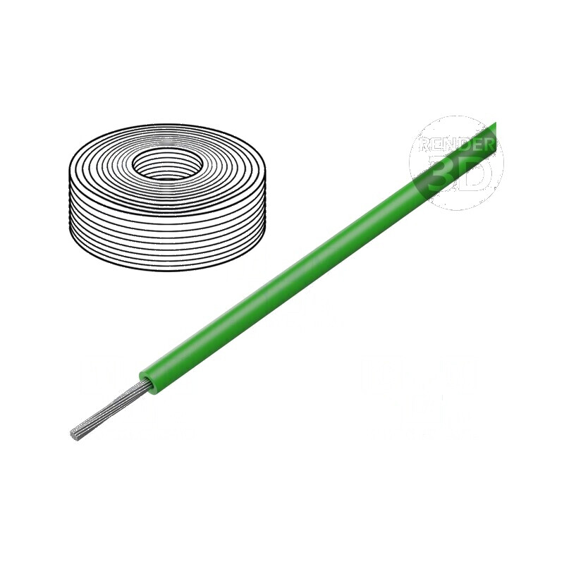 Cablu SiF 1x0,25mm2 litat Cu LSZH, silicon verde -60÷180°C | Electronic-mag.ro | Componente Electronice Cablu SiF 1x0,25mm2 litat Cu LSZH, silicon verde -60÷180°C | Electronic-mag.ro | Componente Electronice
