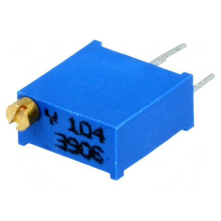 Potenţiometru 100kΩ 500mW THT Montare Multitură ±10% | Electronic-mag.ro | Componente Electronice
