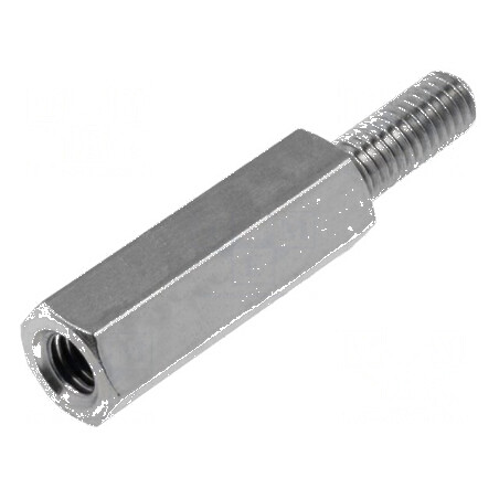 Piuliță distanțieră filetată 15mm M3 | Electronic-mag.ro | Componente Electronice