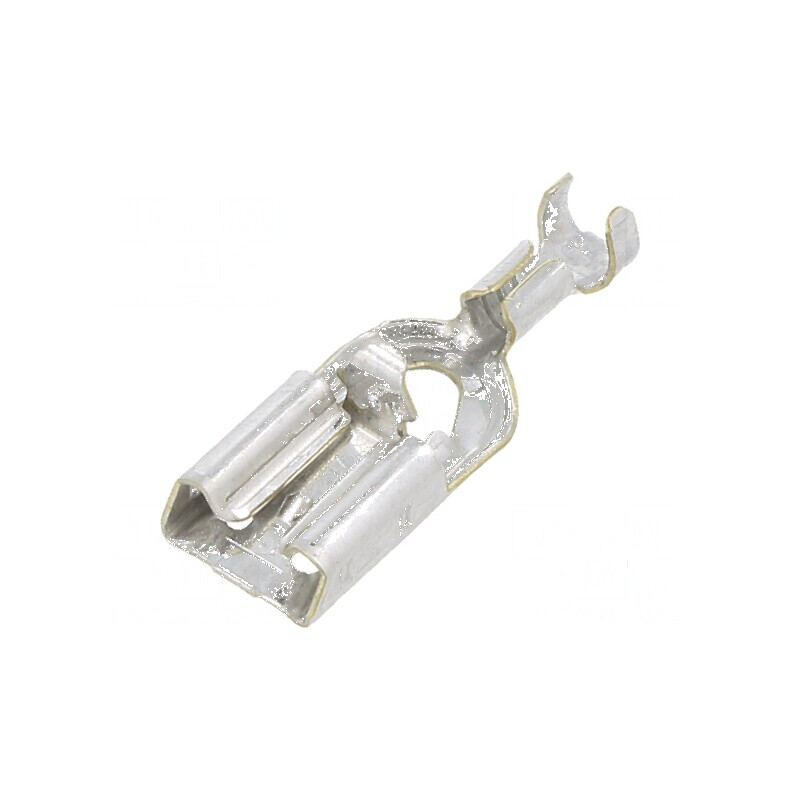 Terminal plat 6,3mm mamă 0,5-1,5mm² crimpat pe cablu | Electronic-mag.ro | Componente Electronice