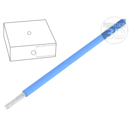 Cablu H05V-K 0,75mm2 PVC albastru 100m 300V 500V | Electronic-mag.ro | Componente Electronice