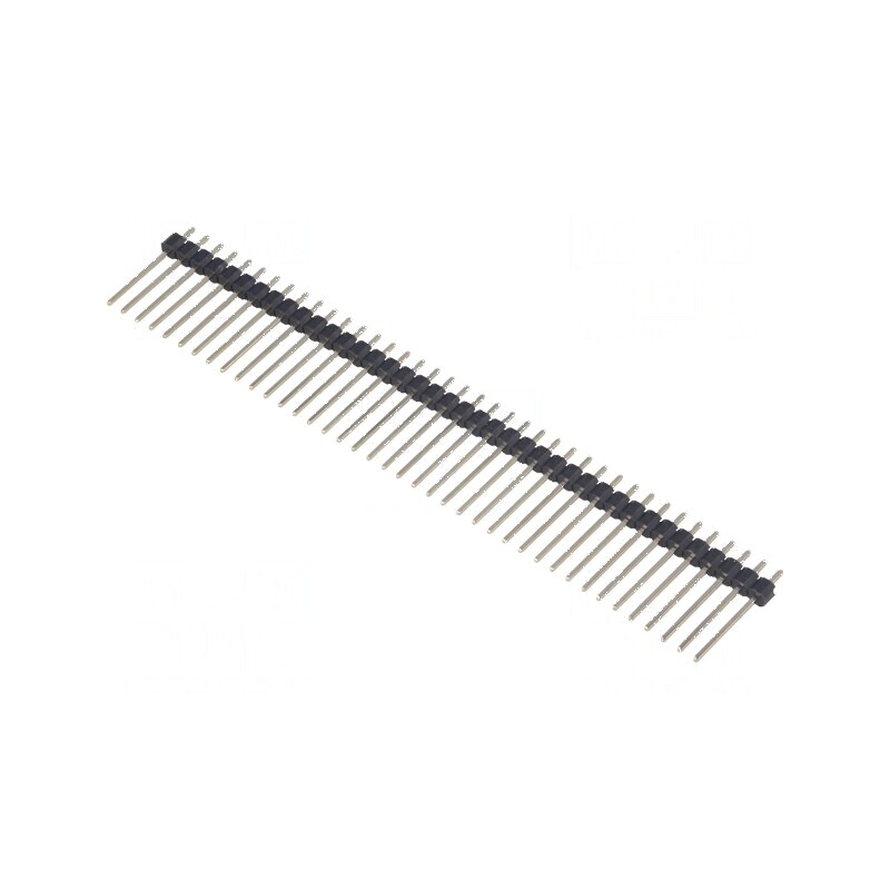 Conector şir pini tată 40 PIN 2,54mm THT | Electronic-mag.ro | Componente Electronice