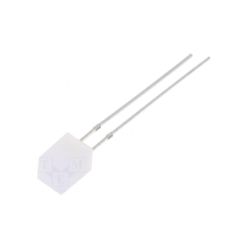 LED dreptunghiular 5x5x7mm bipolar bicolor roșu/galben | Electronic-mag.ro | Componente Electronice