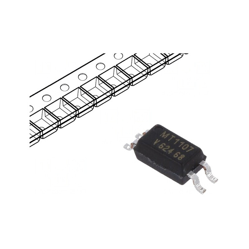 Optocuplor SMD 1 Canal, 3.75kV Izolație, 70V Uce | Electronic-mag.ro | Componente Electronice