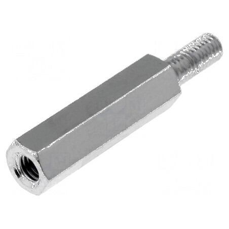 Piuliță distanțieră filetată 18mm M3 intern și M3 extern | Electronic-mag.ro | Componente Electronice