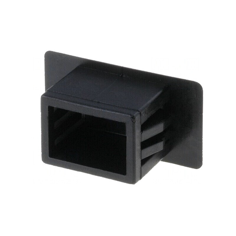 Capac de protecție poliamidă neagră UL94V-2 pentru C: 12mm -40÷85°C | Electronic-mag.ro | Componente Electronice