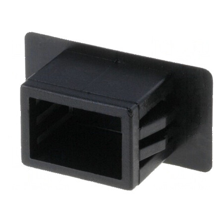 Capac de protecție poliamidă neagră UL94V-2 pentru C: 12mm -40÷85°C | Electronic-mag.ro | Componente Electronice