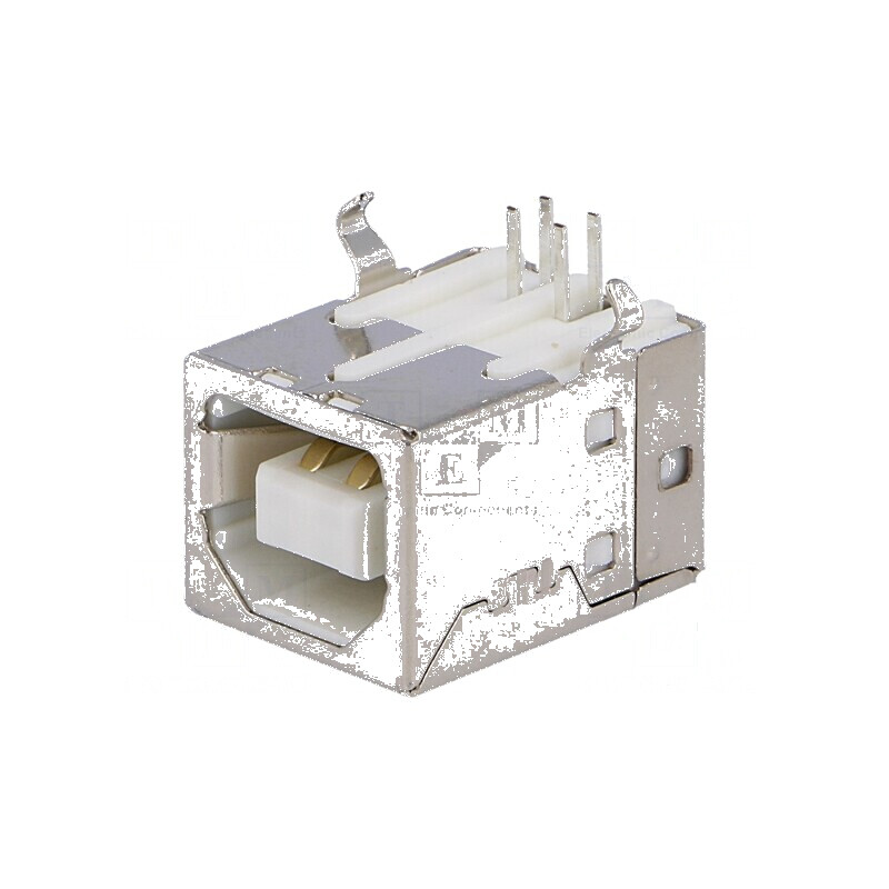 Conector USB B soclu THT unghi 90° | Electronic-mag.ro | Componente Electronice