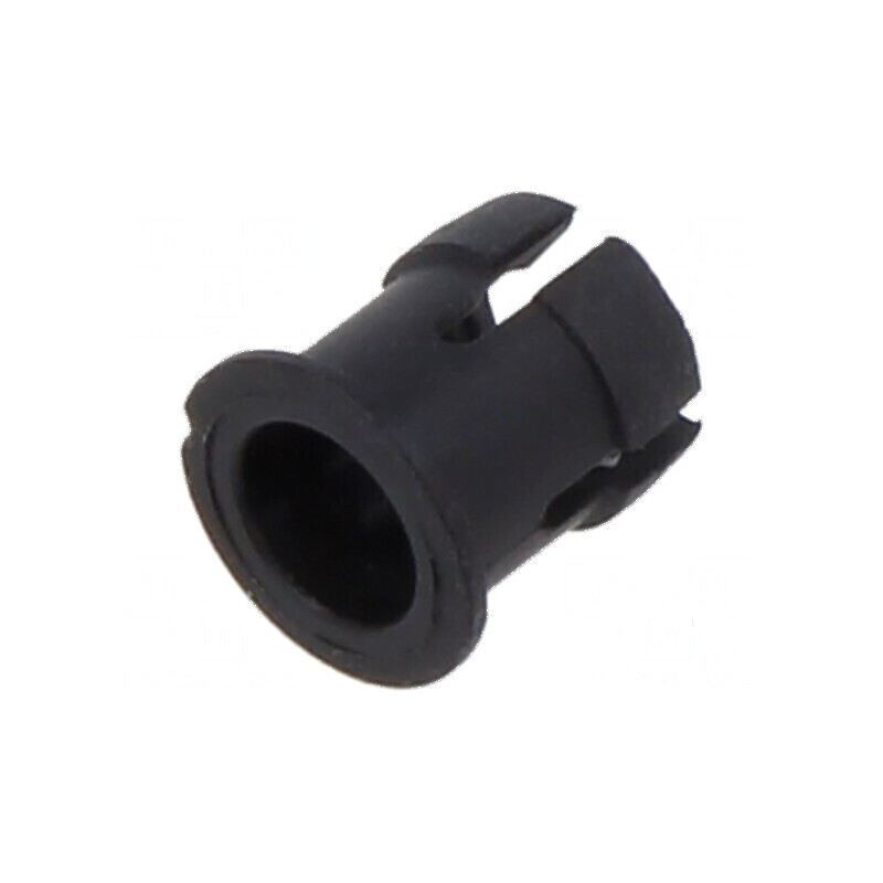 Montură LED 3mm neagră monobloc UL94V-2 L: 5mm | Electronic-mag.ro | Componente Electronice Montură LED 3mm neagră monobloc UL94V-2 L: 5mm | Electronic-mag.ro | Componente Electronice