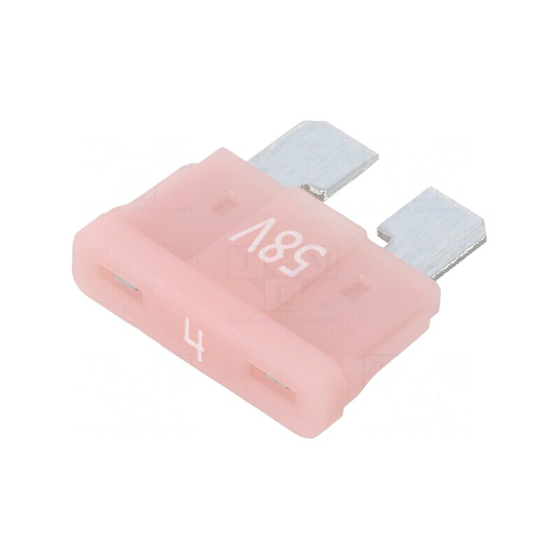 Siguranţă 4A 58VDC auto 19,3mm aliaj de staniu | Electronic-mag.ro | Componente Electronice