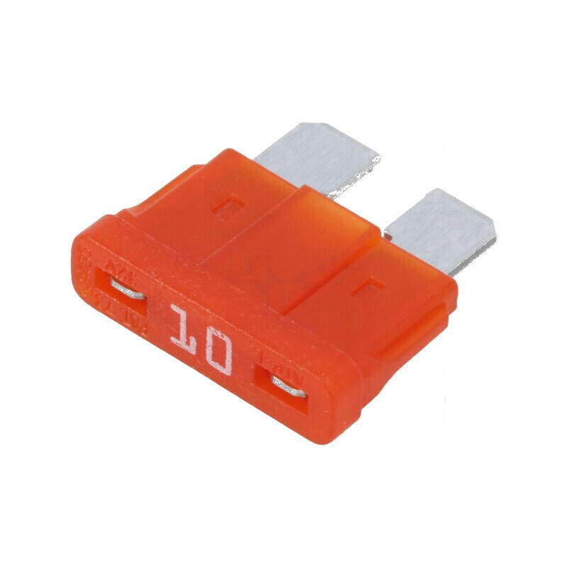 Siguranţă auto 10A 58VDC 19,3mm aliaj de staniu | Electronic-mag.ro | Componente Electronice