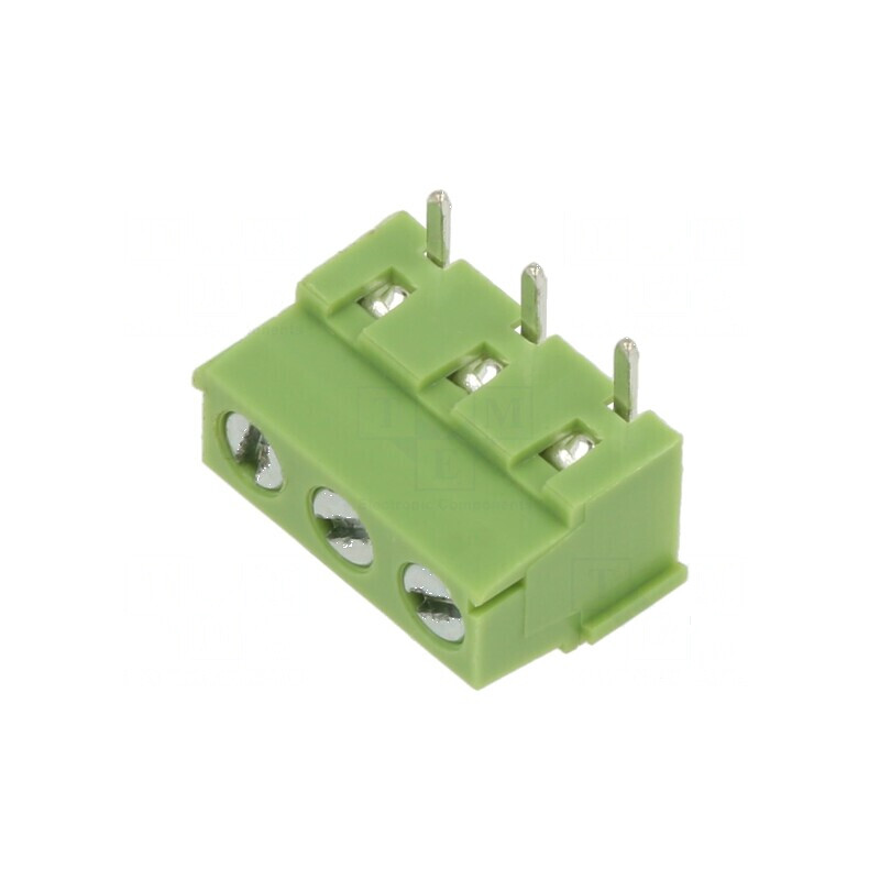 Regletă de conexiuni PCB 5mm cu 3 piste | Electronic-mag.ro | Componente Electronice