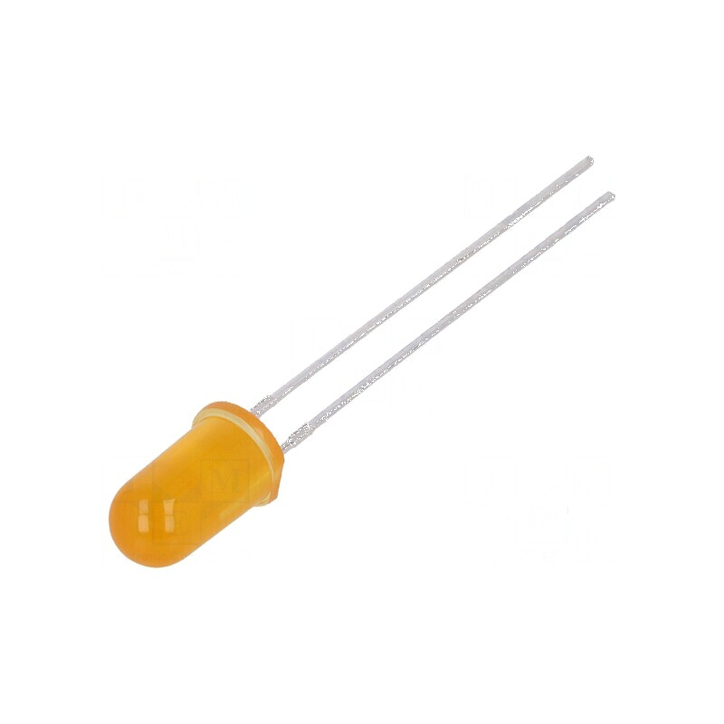 LED 5mm galben 6,5mcd 60° convex | Electronic-mag.ro | Componente Electronice