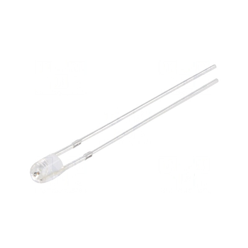 LED 3mm Portocalie 1560-2180mcd 60° Convex | Electronic-mag.ro | Componente Electronice