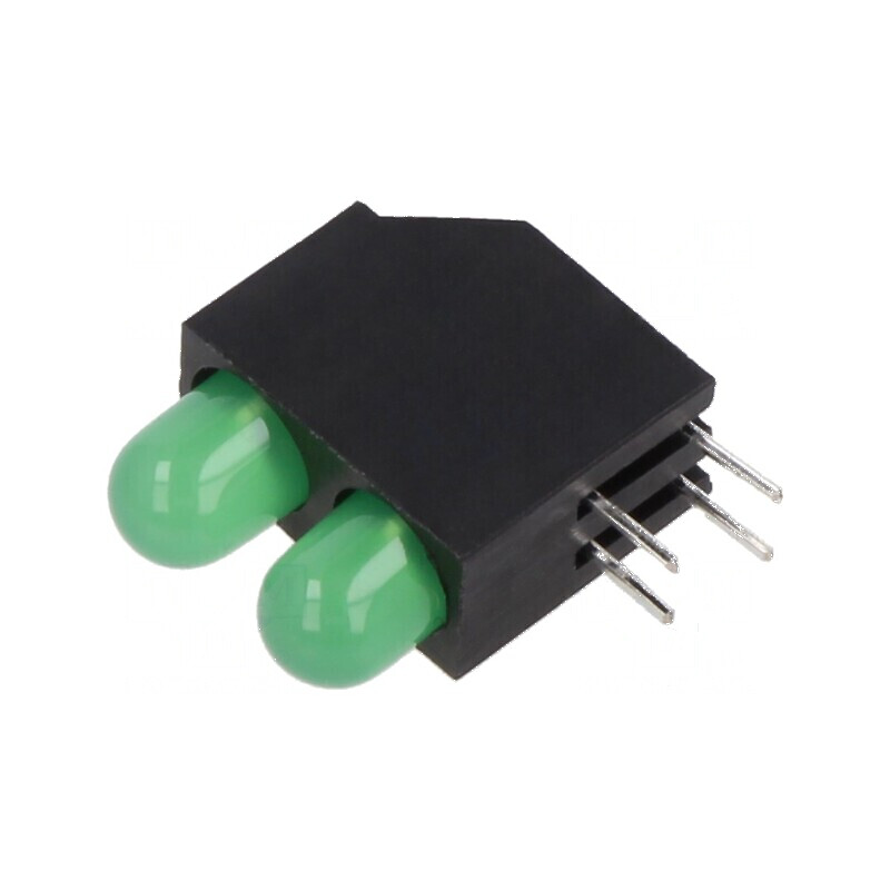 LED 5mm Galben-Verde 2 Diode 30mA 60° 2,1-2,6V | Electronic-mag.ro | Componente Electronice