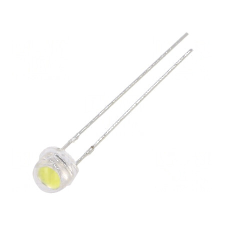 LED alb rece 4,8mm 5800-7000mcd 100° convex | Electronic-mag.ro | Componente Electronice