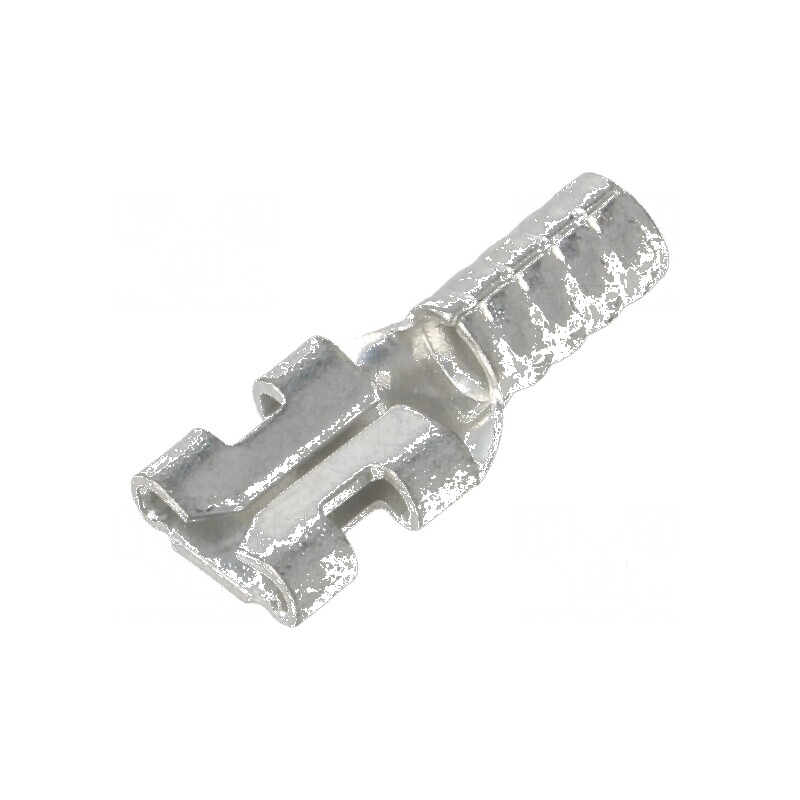 Terminal plat 4,8mm 0,5mm mamă crimpat cu cablu drept cupru | Electronic-mag.ro | Componente Electronice
