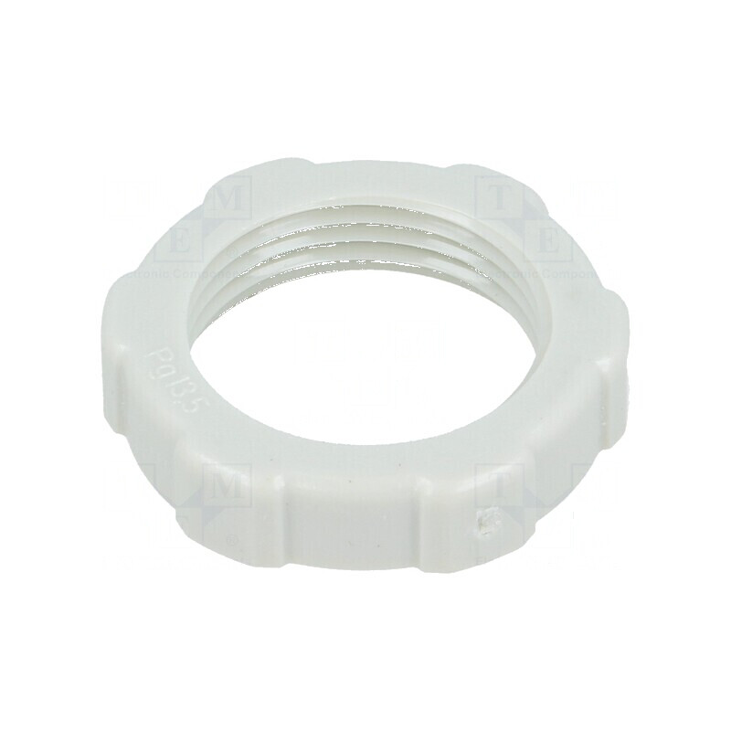 Piuliță PG13,5 polistiren 6mm Cheie 27mm gri deschis | Electronic-mag.ro | Componente Electronice