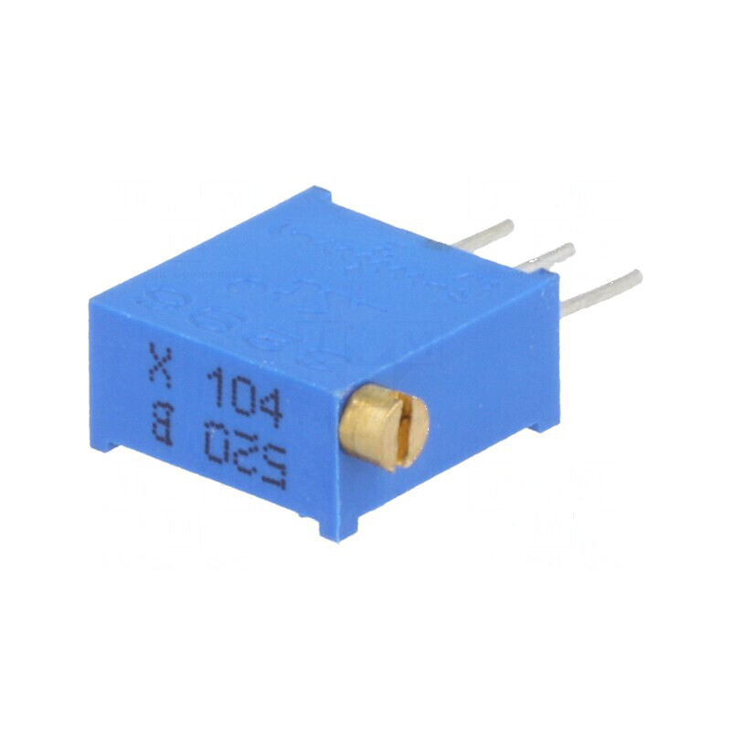 Potenţiometru 100kΩ 500mW THT Multitură ±10% | Electronic-mag.ro | Componente Electronice