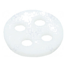 Bucșă de distanțare LED albă Ø5,1mm Lungime 0,9mm | Electronic-mag.ro | Componente Electronice