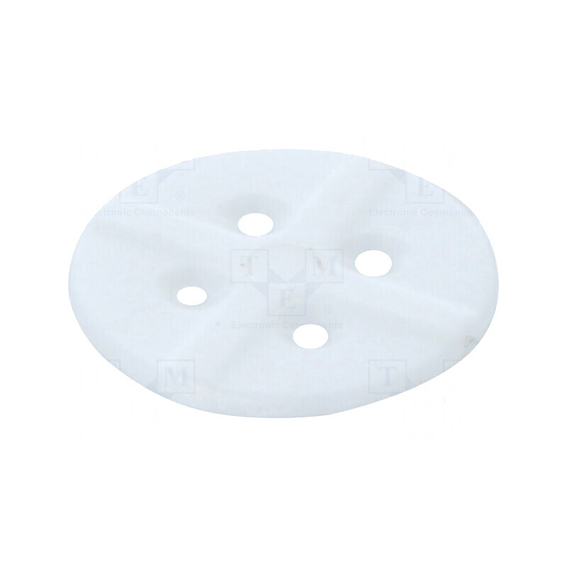 Bucșă de distanțare LED albă Ø5,7mm Lungime 0,5mm | Electronic-mag.ro | Componente Electronice