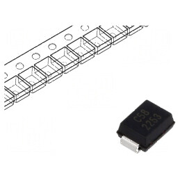 Diodă TVS 1kW 64,4-71,2V 10,7A bidirecțională SMB rolă bandă | Electronic-mag.ro | Componente Electronice