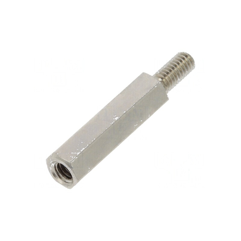 Piuliță distanțieră filet M2,5 hexagonală 15mm | Electronic-mag.ro | Componente Electronice