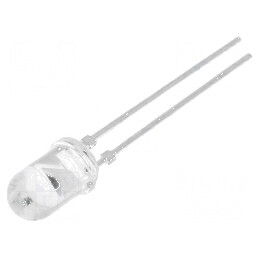 Emițător IR 5mm 890nm 180mW THT Transparent | Electronic-mag.ro | Componente Electronice