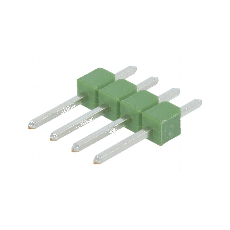 Conector şir pini AMPMODU MOD II tată 4 PIN THT | Electronic-mag.ro | Componente Electronice