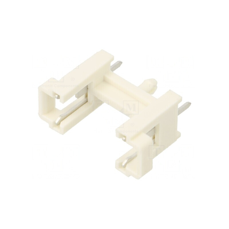 Clemă siguranţe cilindrice THT 5x20mm albă 6,3A 30÷85°C | Electronic-mag.ro | Componente Electronice