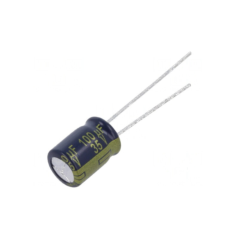 Condensator electrolitic low ESR 100uF 35V THT Ø8x11,5mm | Electronic-mag.ro | Componente Electronice Condensator electrolitic low ESR 100uF 35V THT Ø8x11,5mm | Electronic-mag.ro | Componente Electronice