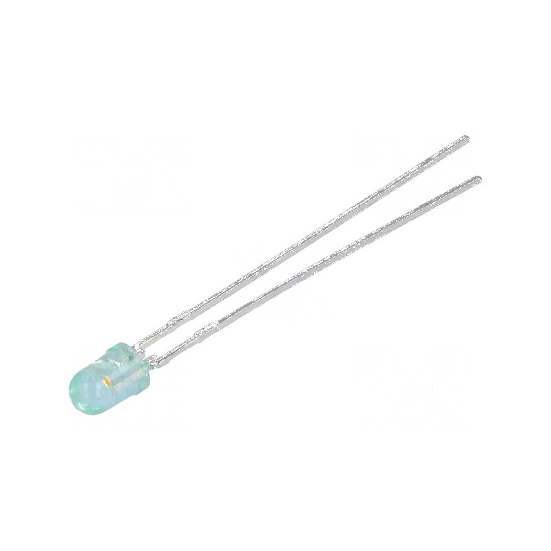 LED 3mm Verde 27,3-45mcd 45° Convex | Electronic-mag.ro | Componente Electronice