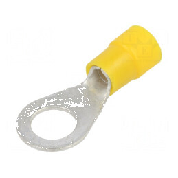 Vârf inelar M8 Ø 8,5mm 4-6mm² cu cablu izolat cupru | Electronic-mag.ro | Componente Electronice