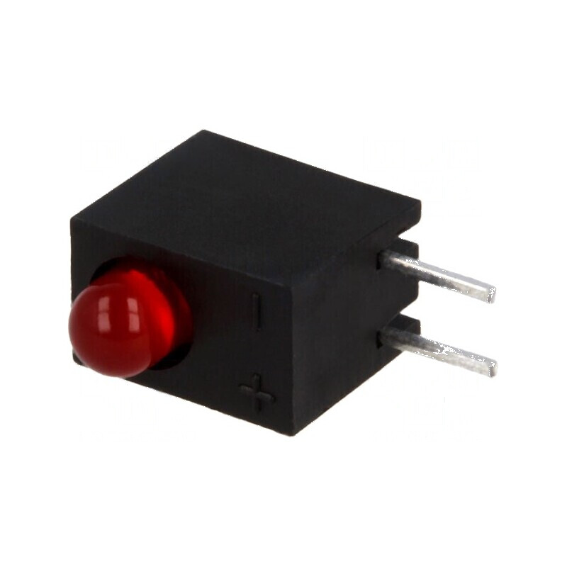 LED 3mm roșu 20mA 40° 2÷2,5V 12÷25mcd | Electronic-mag.ro | Componente Electronice