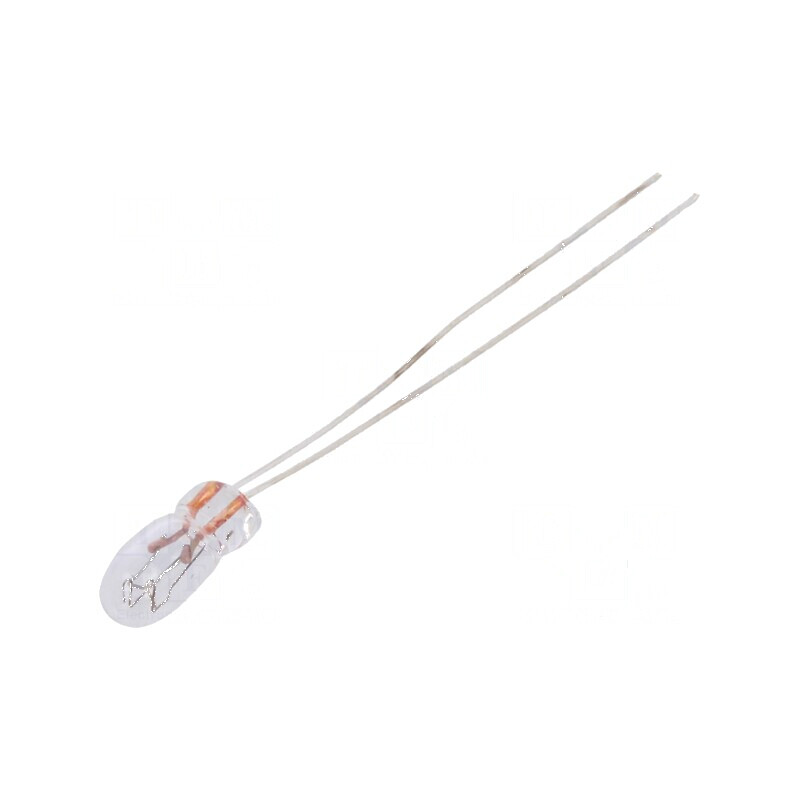 Lampă miniaturală 12VDC 50mA Balon T1 Ø3mm L7mm | Electronic-mag.ro | Componente Electronice