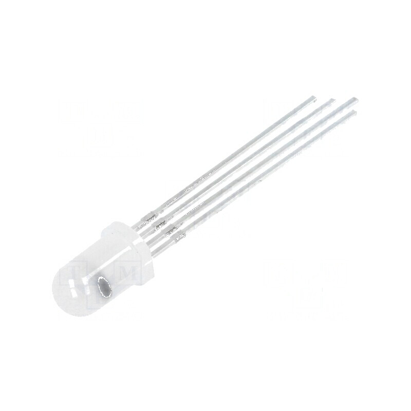 LED 5mm RGB Convex 160° Catod Comun 4 Terminale | Electronic-mag.ro | Componente Electronice