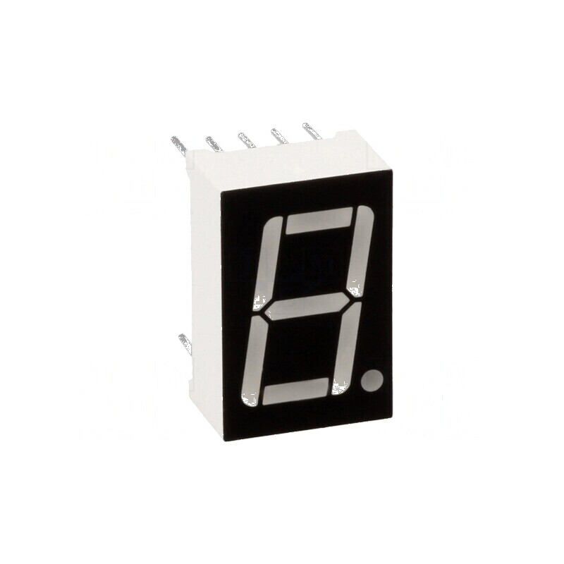 Afișaj LED 7 segmente 14,2mm 0,56 Nr.car: 1 verde 5,5mcd | Electronic-mag.ro | Componente Electronice Afișaj LED 7 segmente 14,2mm 0,56 Nr.car: 1 verde 5,5mcd | Electronic-mag.ro | Componente Electronice