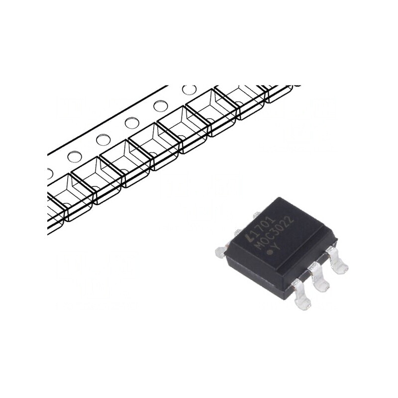 Optotriac 5kV 400V fără sistem de conectare la zero | Electronic-mag.ro | Componente Electronice