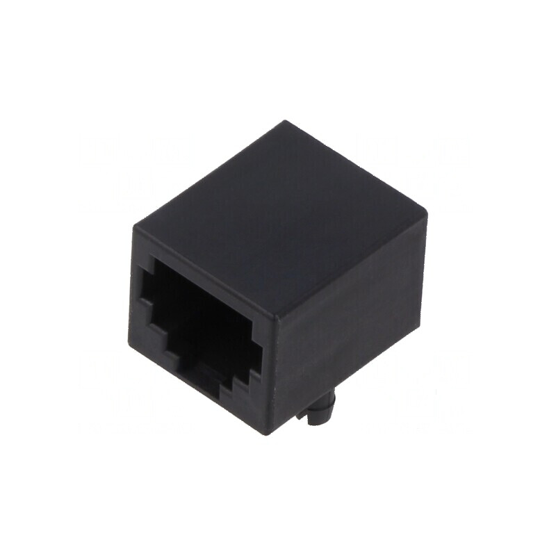 Conector RJ11 soclu 6p4c THT unghi 90° | Electronic-mag.ro | Componente Electronice