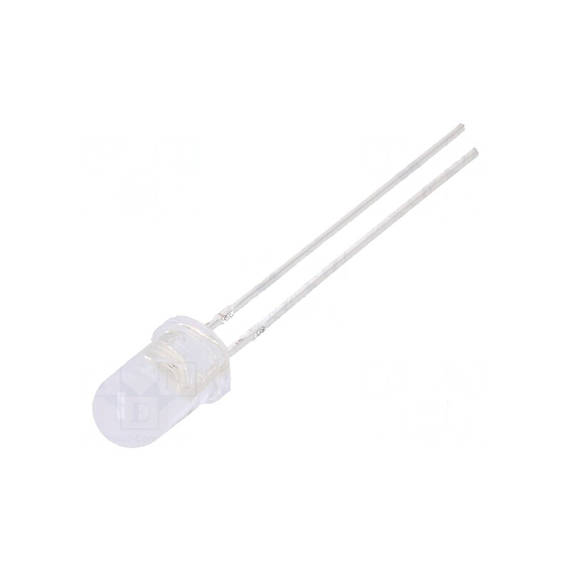 LED 5mm Portocalie 4200-5800mcd 100° Convex | Electronic-mag.ro | Componente Electronice